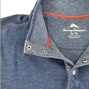 Tommy Bahama Heathered Blue Long Sleeve